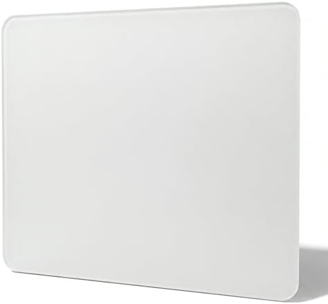 Glass Gaming Mousepad, 13x16 inch White Tempered Glass Mousepad, Professional Esport MousePads by Unknown