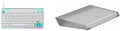 G512 X 75 Hot-Swappable TMR Analog & Mechanical Gaming Keyboard (Linear) + Wrist Rest Bundle - White by Unknown