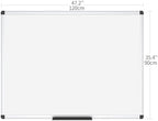VIZ-PRO Magnetic Whiteboard/Dry Erase Board, 48 X 36 Inches, Silver Aluminium Frame - Image 2