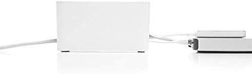 Bluelounge CableBox Cable and Cord Management System Includes Surge Protector (CableBox Mini | 2 Pack, White) - Image 3