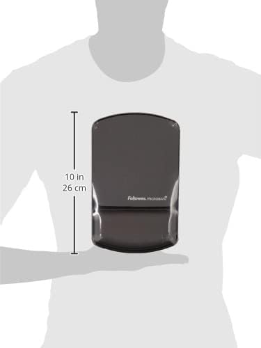 Fellowes MICROBAN Gel Mouse Pad Wrist Support - Graphite (9175101) - Image 3