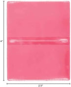 StoreSMART - Pink Folding Business Card Holders - 50 Pack - Polypropylene Plastic (RPP2915P-50) - Image 5