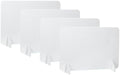 PATIKIL Desk Divider, 4 Set 24 x 16 Inch Acoustic Freestanding Desk Divider Desk Privacy Panel with 8 Pcs Support Feet for Library Office Workstation,White by PATIKIL