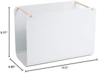 U Brands Metal Hanging File Organizer, Letter Size, Desktop Accessory, Arc Collection, Grey - Image 4