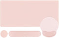 MOSISO Wrist Rest for Mouse Pad Set, Large Gaming Deskpad, Baby Pink by MOSISO