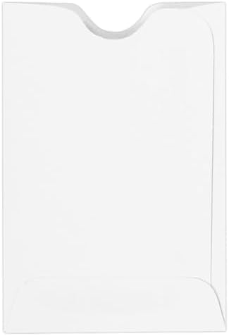 LUXPaper Credit Card Sleeves | 2 3/8" x 3 1/2" | White | 24lb. Text | 500 Qty by LUXPaper