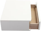 Xuthusman Desk Organizer with Drawer, Wooden Desktop Storage Box with Lockable Office Supplies Drawer Organizer Tabletop Storage Multifunctional Desktop Storage Box for Office Study Dresser（white） - Image 6