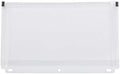 JAM PAPER Plastic 3 Hole Punch Binder Envelopes with Zip Closure - #10 Wallet Booklet - 6 x 9 1/2 - Clear - 12/Pack by JAMPaper