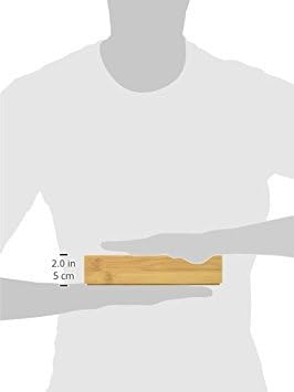 Lipper International 8181S Bamboo Wood Stacking Drawer Organizer Box, 3" x 9", Set of 2 - Image 3