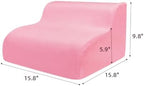Foot Rest for Under Desk at Work,2-Tier Footrest with Handle Pink - Image 5