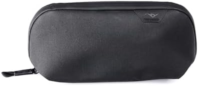 Peak Design Small Tech Pouch, Black, Electronics Organizer for Travel or Everyday Carry, Origami-Style Storage, Cable Pass-Through, Weatherproof Recycled Nylon, Gear Carry Bag for Men and Women by PeakDesign