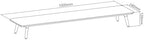 Desk Shelf for Top of Desk (Mahogany) Mid Century Modern Monitor Stand (39.37 × 9.45 × 4.72 inches) - Image 3