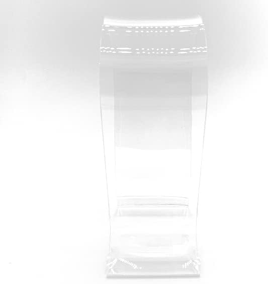Indies Ltd. 8mm Thick Clear Acrylic Headphone Stand Omega Design Headphone Stand Gaming Headset Holder Desk Display Hanger Beautiful Storage Acrylic Glass Ear Headphones Interior Flattering (Single Piece) - Image 3