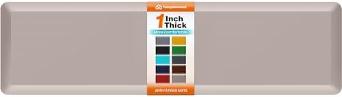 1-Inch Thick Anti-Fatigue Mat for Kitchen and Standing Desk, 20"x72", Khaki by Unknown