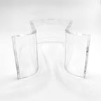 Indies Ltd. 8mm Thick Clear Acrylic Headphone Stand Omega Design Headphone Stand Gaming Headset Holder Desk Display Hanger Beautiful Storage Acrylic Glass Ear Headphones Interior Flattering (Single Piece) - Image 6