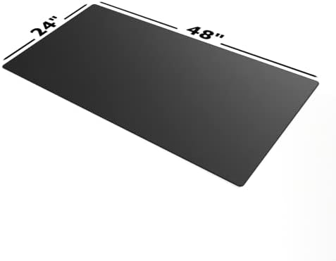 Gamer Boss - Gaming Mouse Pad - 48 x 24 Inches - 4mm Thick with Stitched Edges, Non-Slip Rubber Base, Premium Cloth Mousepad, Desk Mat for Laptop, Keyboard, Computer & PC (Mega, Black) - Image 2