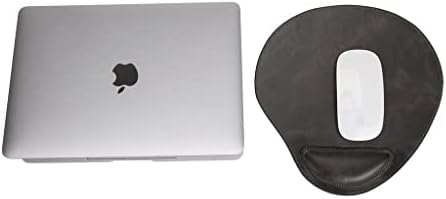 HARDISTON Genuine Leather Mouse Pad with Wrist Support & Non-Slip Base, Desk Home Office Gaming Laptop Computer Accessories Waterproof Mousepad with Wrist Rest (Black) - Image 6