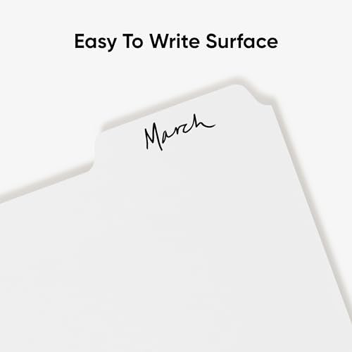 Smead White Binder Index Dividers, 3 Ring Binder Dividers with Tabs, 5-Tab - Image 6