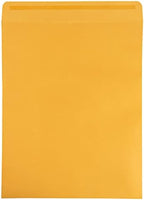 JAM PAPER 11 1/2 x 14 1/2 Open End Catalog Commercial Envelopes with Peel and Seal Closure - Brown Kraft Manila - Bulk 250/Box - Image 3