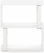 Furinno Turn-N-Tube Desk Organizer, 3-Tier Desktop Book Shelf, White - Image 6