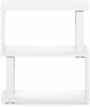 Furinno Turn-N-Tube Desk Organizer, 3-Tier Desktop Book Shelf, White - Image 6