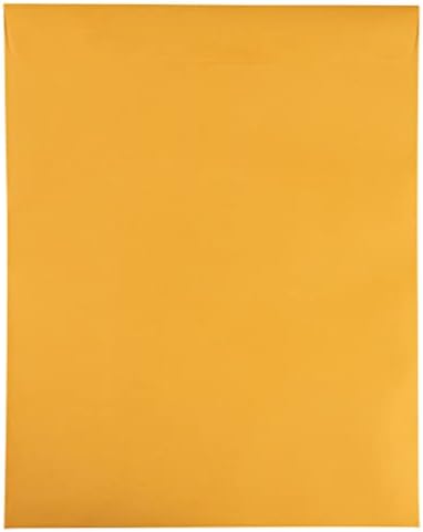 JAM PAPER 11 1/2 x 14 1/2 Open End Catalog Commercial Envelopes with Peel and Seal Closure - Brown Kraft Manila - Bulk 250/Box - Image 4