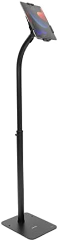 Mount-It! Anti-Theft Universal Tablet Floor Stand with Locking Clamp, Black by Mount-It