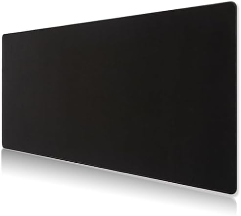 Black Mouse Pad Gaming, Mouse Pad Mat for Desk XXXXL 47.2” x 16.9” by DOBAOJIA