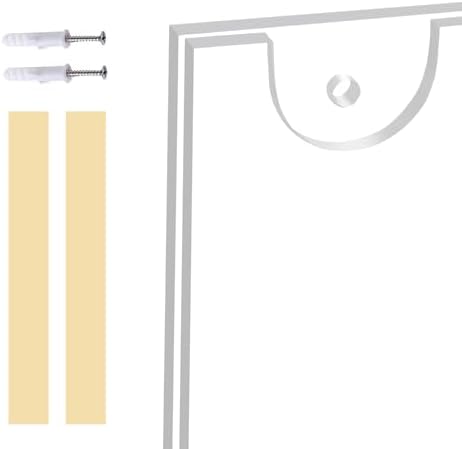 Acrylic Sign Holder 11x8.5 Horizontal, Wall Mount Document Holder, Clear Plastic Picture Frame with Tape Adhesive and Screws for Office, Home, Store, Restaurant - 20 Pack - Image 3