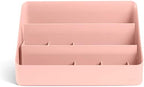 Poppin Desk Organizer with 3 Tiers, Sliding & Removable Dividers, Charging Station - All-in-One Workspace Organizer for Office Supplies, Desktop Organizer - Image 2