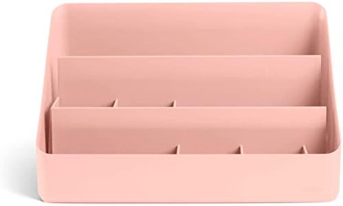 Poppin Desk Organizer with 3 Tiers, Sliding & Removable Dividers, Charging Station - All-in-One Workspace Organizer for Office Supplies, Desktop Organizer - Image 2