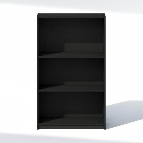 Furinno Reed Closet Organizers and Storage, 3-Tier Closet Organizer, Open Shelf Closet Storage, for Wardrobe, Bedroom, Living Room, Blackwood - Image 7