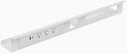 Desky Mini Cable & Power Tray White 3 Plug by Desky