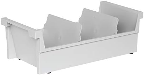 HAN 856-0-11, Suspendable box A6 landscape, for 1,000 cards, with 2 support plates, light-grey by Unknown