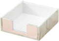 3Pcs Sticky Notes Memo Pad Holder Dispenser Rose Gold with Acrylic Clear Desk Supplies Organizer Accessories Office Notepad Holder(Marble rose gold) by Unknown
