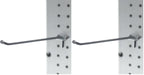 Presa Heavy Duty Metal Peg Board Shelving Hooks, 8-Inch, 100-Pack by Presa