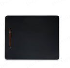 Dacasso Classic Black Leather 14" x 11.5" Luxury Conference Table Pad - Leather Desk Blotter for Writing - Boardroom Organization & Executive Desk Decor by Dacasso