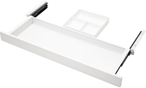 Under Desk Drawer, Hidden Slide-Out Storage Organizer for Home Office Desk by DERSITE