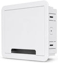 9" in-Wall Media Box Recessed Outlet Box Cable Management – Structured Media Enclosure Compatible with Streaming Media Players – WiFi-Friendly TV Cable Organizer with Wall Installation by LYOU
