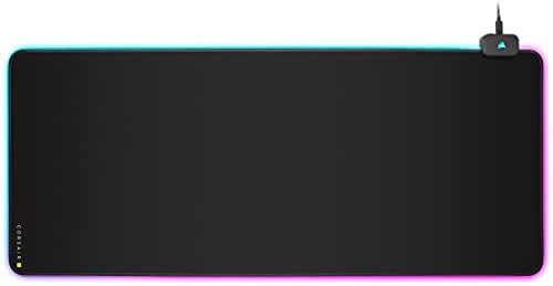 Corsair MM700 RGB Extended Cloth Gaming Mouse Pad - 36.6" x 15.8" - 360° RGB Lighting - Two USB Port Hub - Thick Rubber - Black by Unknown