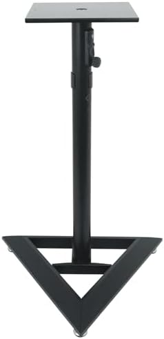 Rockville RSM3 27.5"-43.3" Studio Monitor Bookshelf Speaker Stands, Pair - Image 2