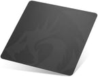 Redragon PG1M Glass Mouse Pad - Ultra-Smooth Precision Surface with Non-Slip Base, Easy to Clean, Hard Mousepad for Gaming - 11.8 x 11.8 x 0.15 inches, Black by REDRAGON
