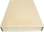 Golden State Art, Archival Drop Front Storage Box, Tan-17.75x22.75x3 Inch by GoldenStateArt