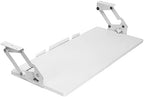 VIVO White Under Desk 27 x 11 in Adjustable Keyboard Tray, MOUNT-KB08SW by VIVO