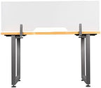 Vari Acrylic Privacy Panel for Desk – 48 Inch Frosted Acrylic Desk Divider, Clamp-On Office Privacy Screen, No-Tool Installation, Workspace Partition for Desks & Tables - Image 6