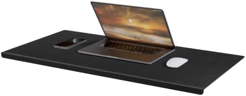 HAUTOCO PU Leather Desk Mat with Folded Edge Design, Steel Core Support by HAUTOCO