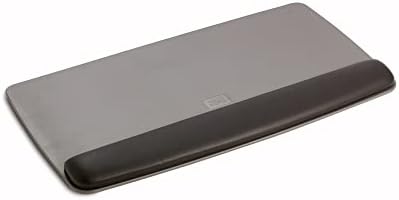 3M™ Adjustable Keyboard Platform with Gel Wrist Rest, Black/Metallic Gray by Unknown