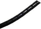 Kable Kontrol Vortex Spiral Cable Wrap - 1/2” Inch 100’ Feet Long - Hose Protector Flexible Polyethylene Wire Conduit Tubing Cable Sleeve Cord Cover to Organize Wires – Black by KABLEKONTROL%C2%AE