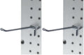 Presa Heavy Duty Metal Peg Board Shelving Hooks, 6-Inch, 100-Pack by Presa