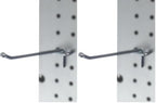 Presa Heavy Duty Metal Peg Board Shelving Hooks, 6-Inch, 100-Pack by Presa